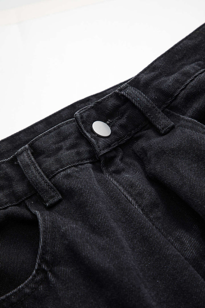 Stealth Cargo Wide-Leg Jeans