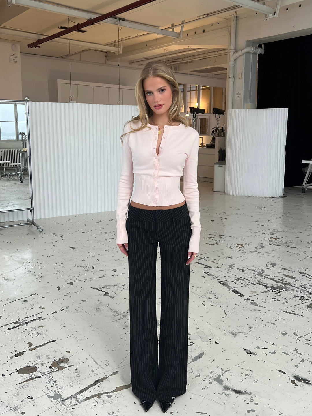 Livia trousers - black striped