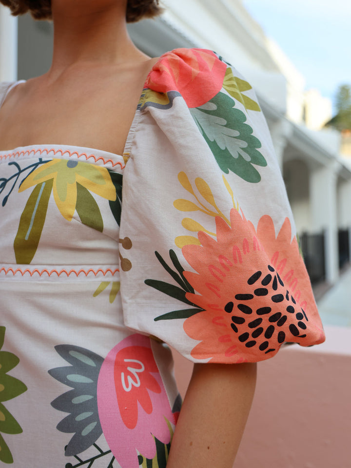 Delilah - Puff Sleeve Maxi Dress