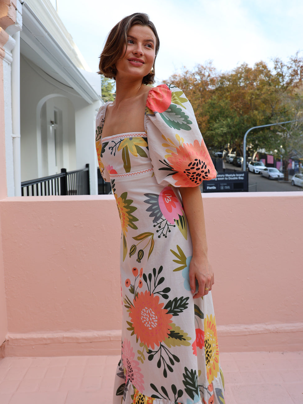 Delilah - Puff Sleeve Maxi Dress