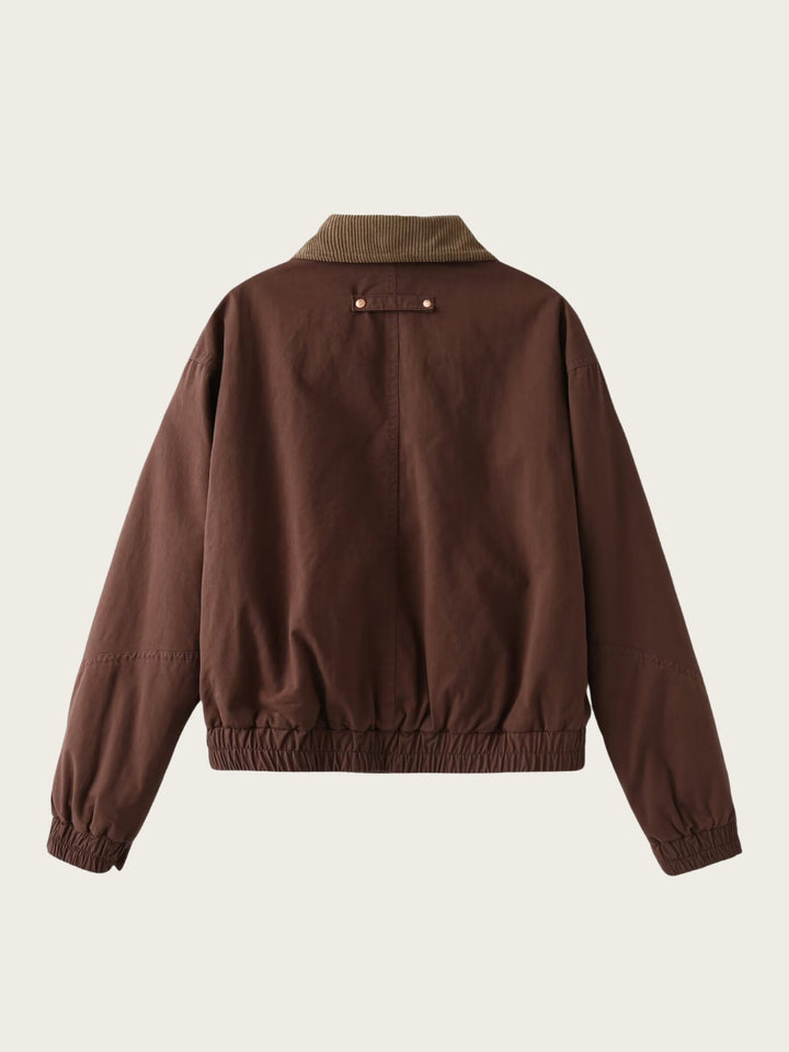 Calden Cord Collar Bomber