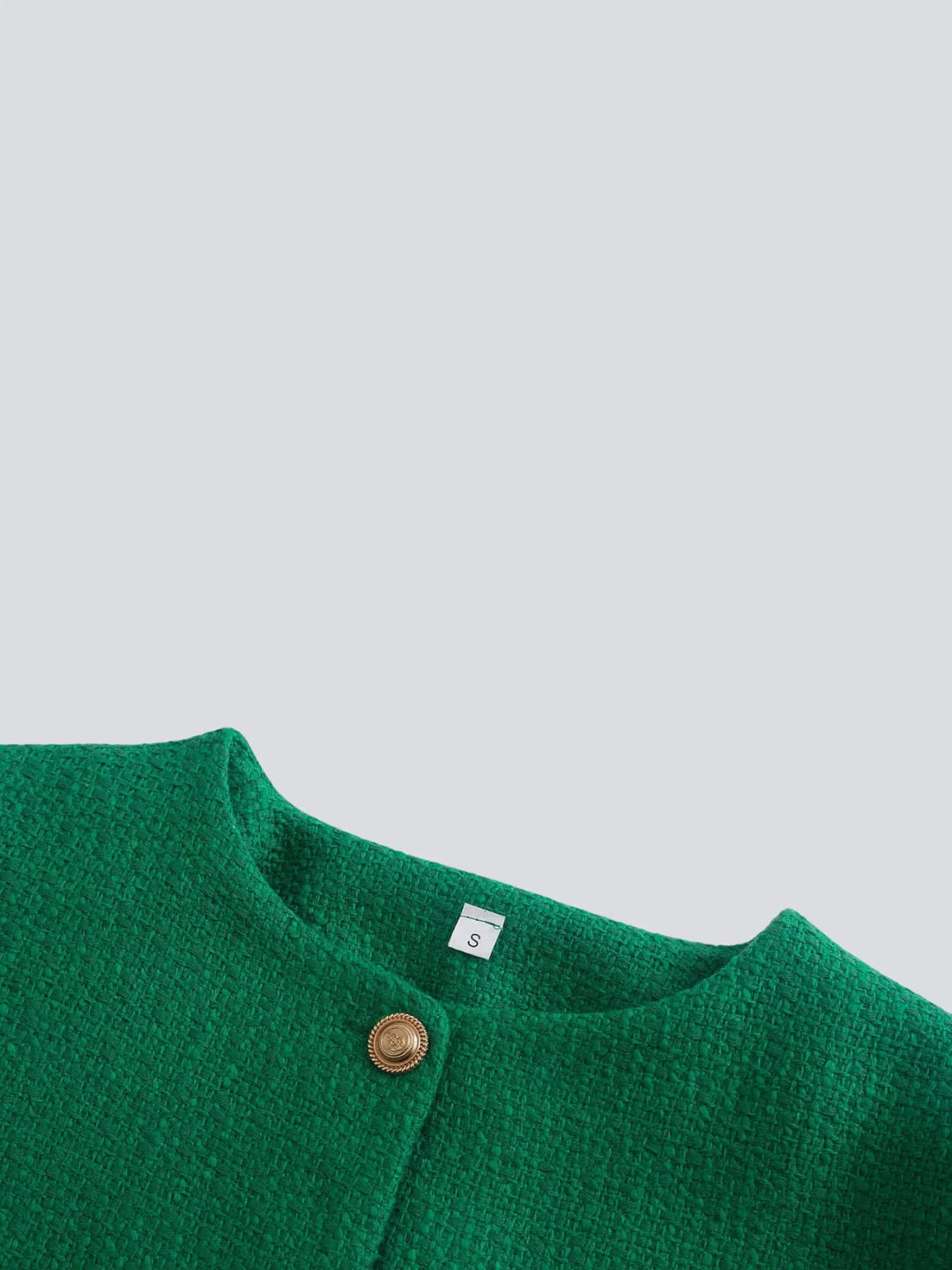 Classic Style Elegant Green Cardigan