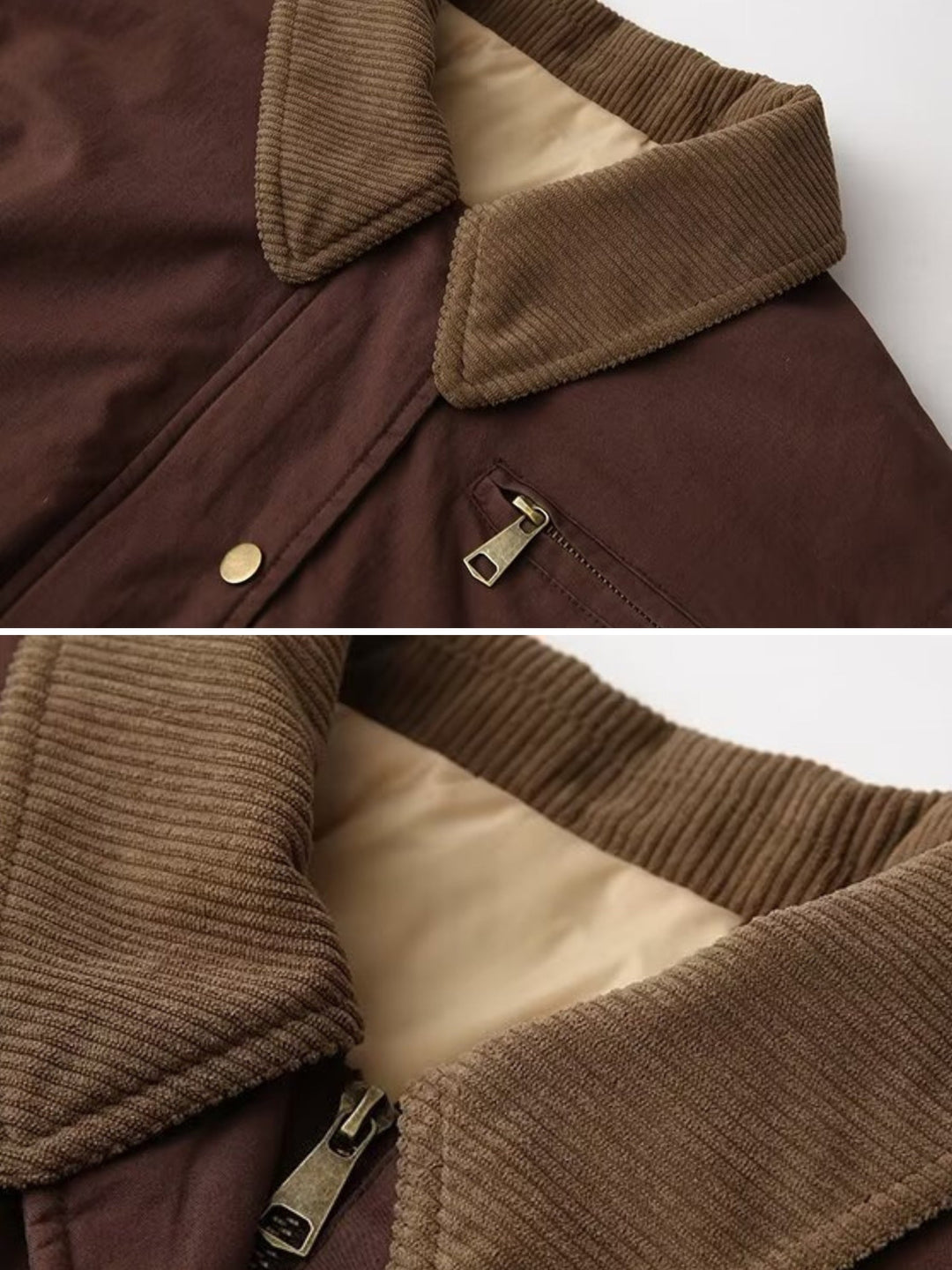 Calden Cord Collar Bomber