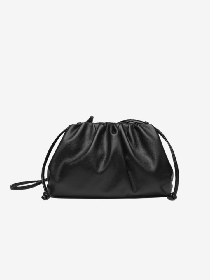 Vienna Ruched Drawstring Shoulder Bag