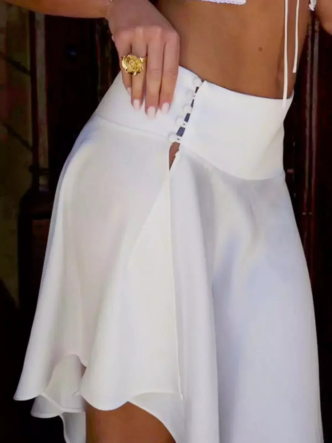 Sunvale Drape Skirt Set