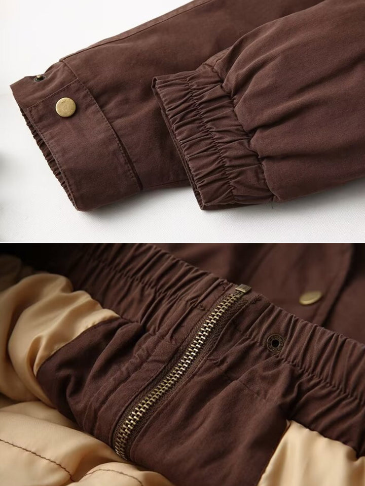 Calden Cord Collar Bomber