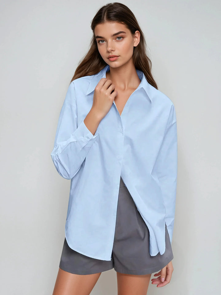 Button-up Shirt For Effortless Office Wear
