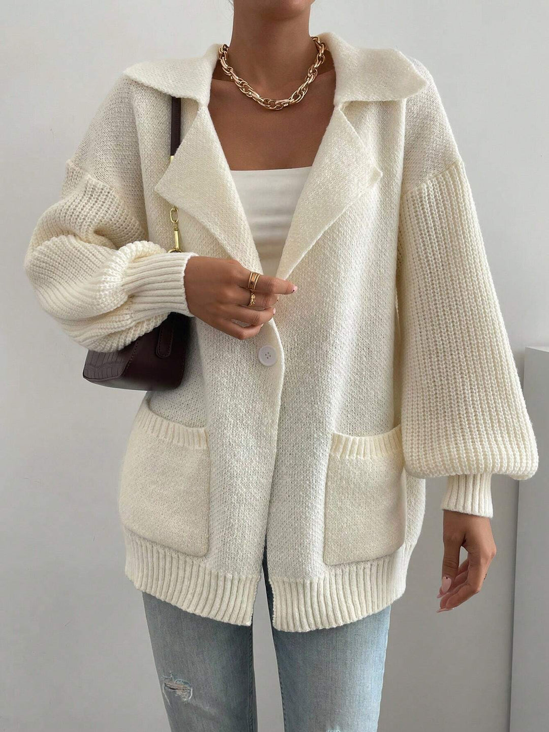 Lounge Luxe Pocket Knit Cardigan