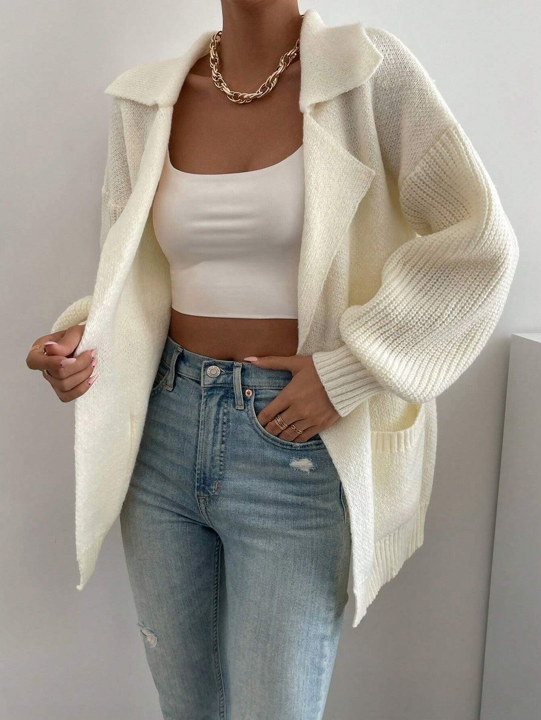 Lounge Luxe Pocket Knit Cardigan