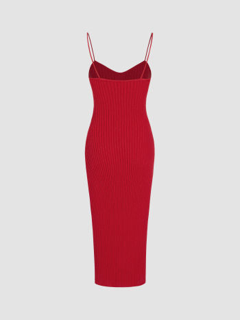 Scarlet Elegance Knit Set