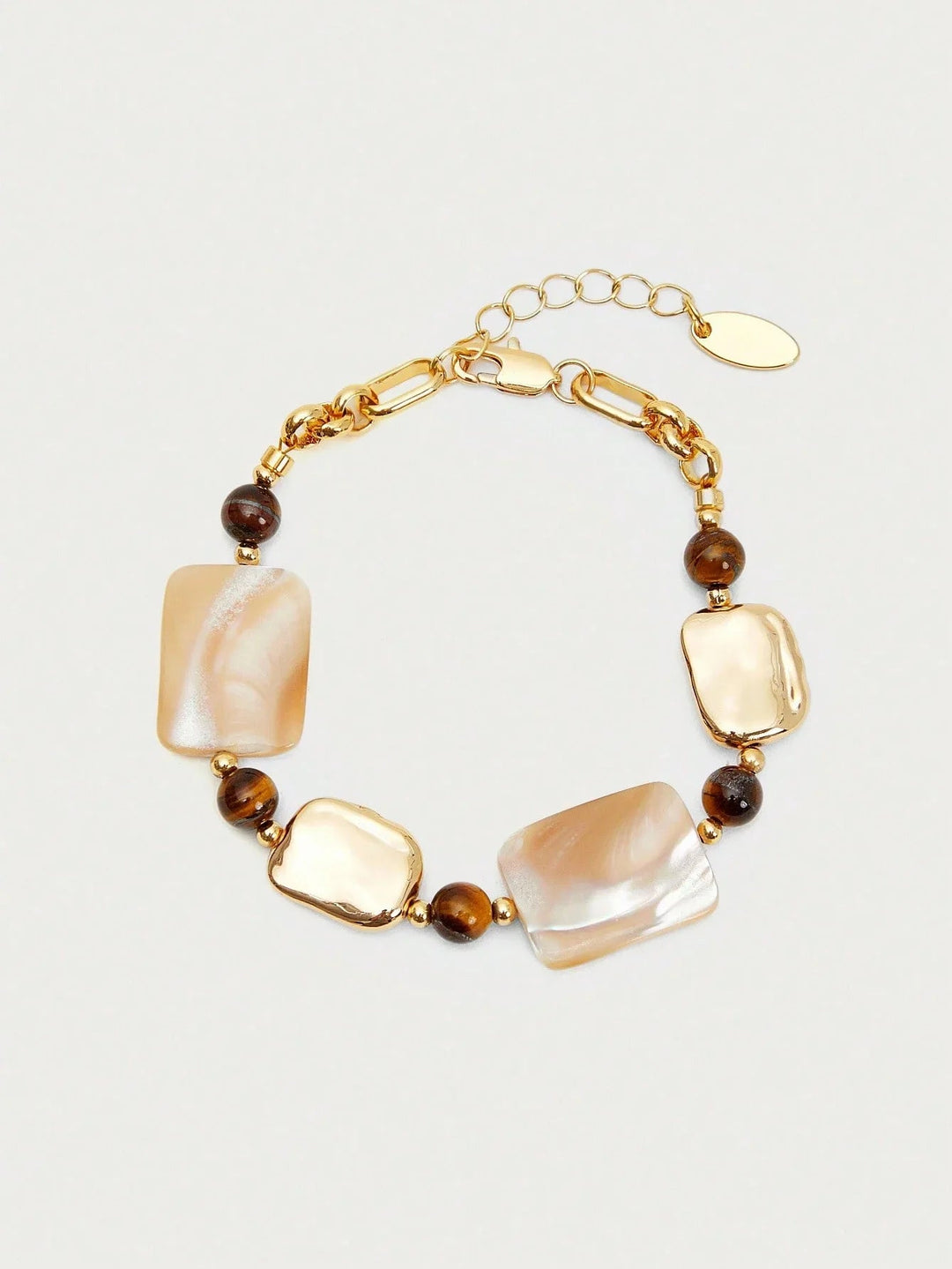 Seashell Pearl Bracelet 18K Gold Plated Everyday Chic Gift