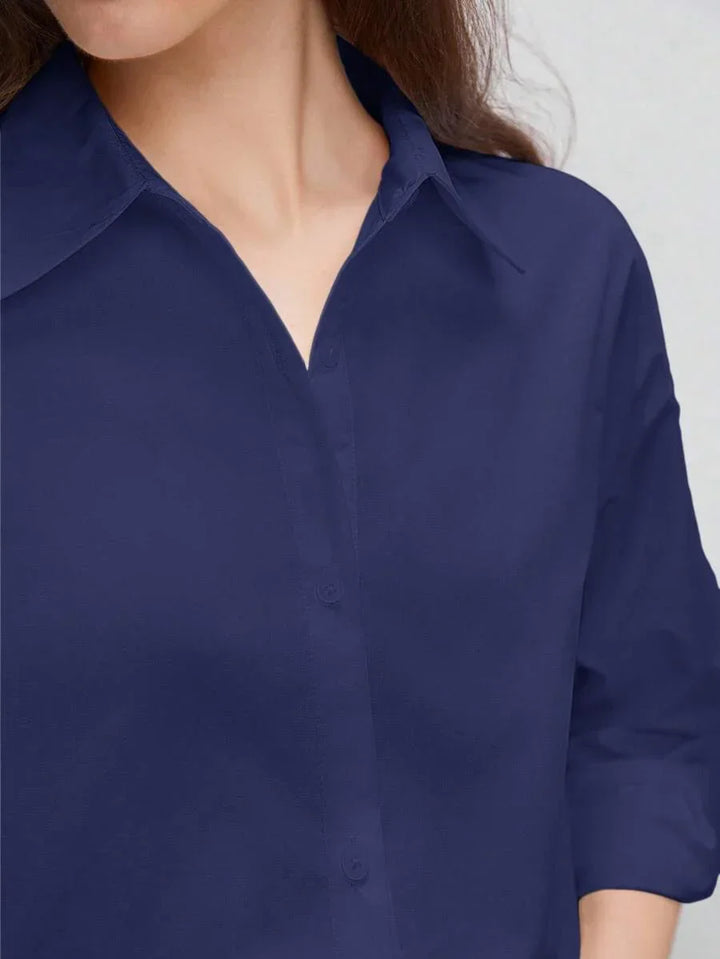 Button-up Shirt For Effortless Office Wear