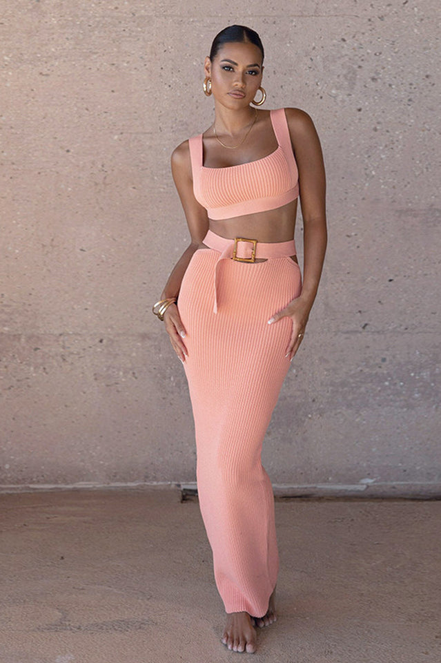 Sahara Ribbed Two-Piece Set