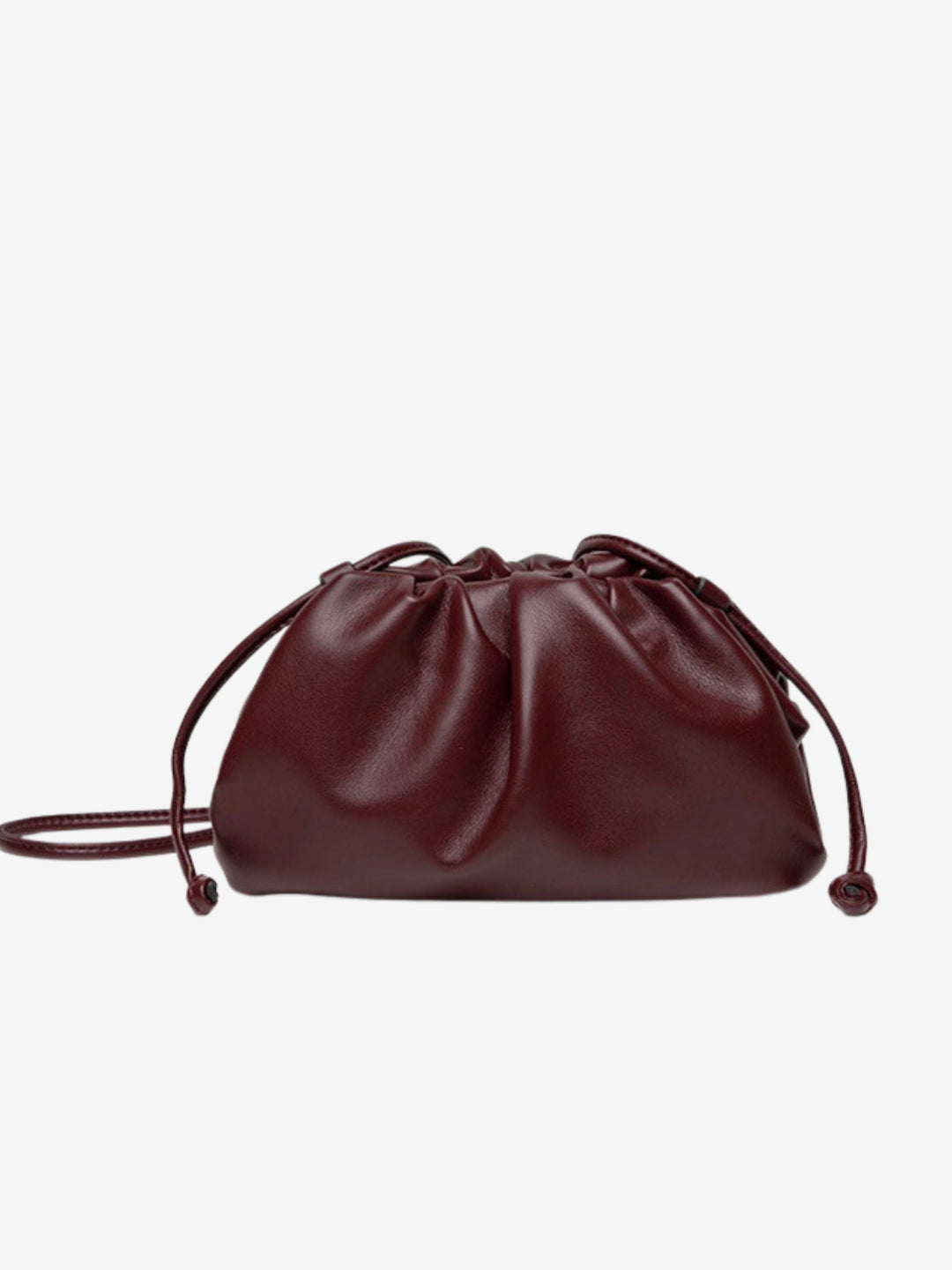 Vienna Ruched Drawstring Shoulder Bag