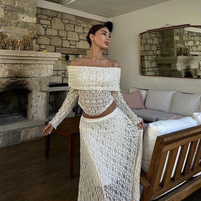 Seraphina Off-Shoulder Lace Top