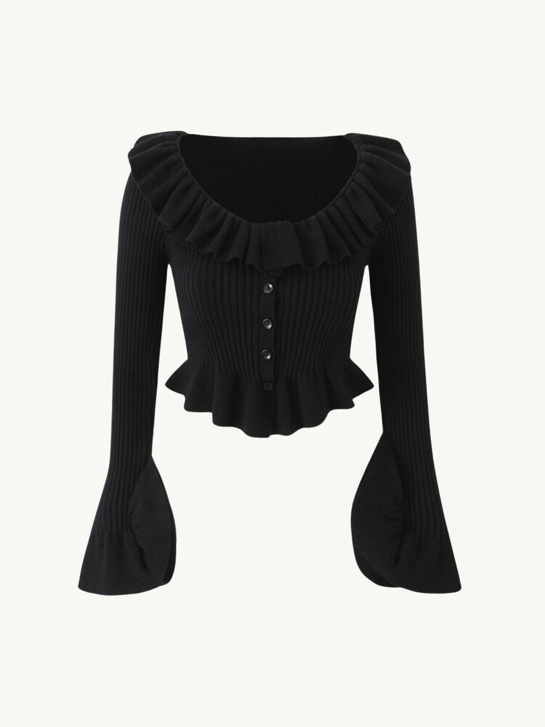 Amelie Ruffle Knit Top
