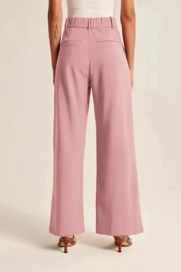 Seabourne Pleated Wide-Leg Pants