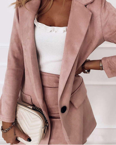 Sahara Edit Tailored Blazer Skirt Set