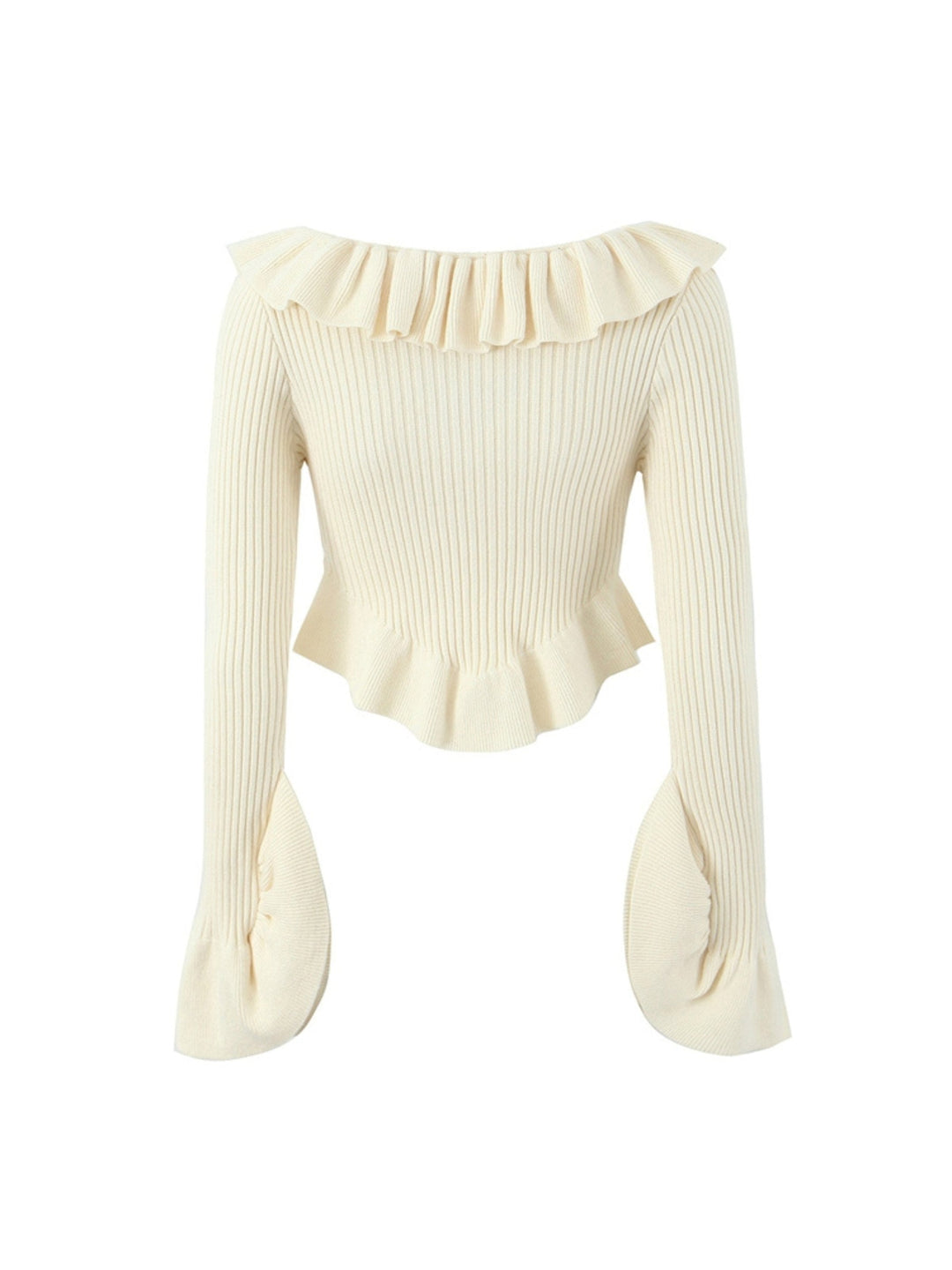 Amelie Ruffle Knit Top