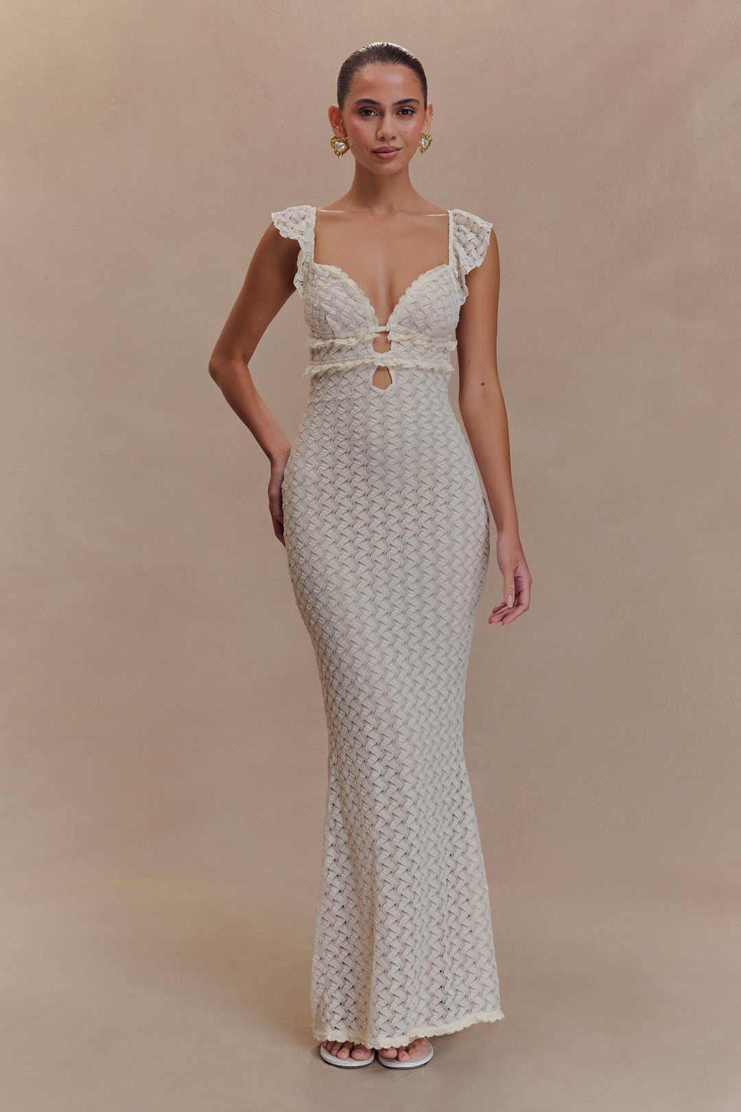 Eleanor - Knit Keyhole Maxi Dress
