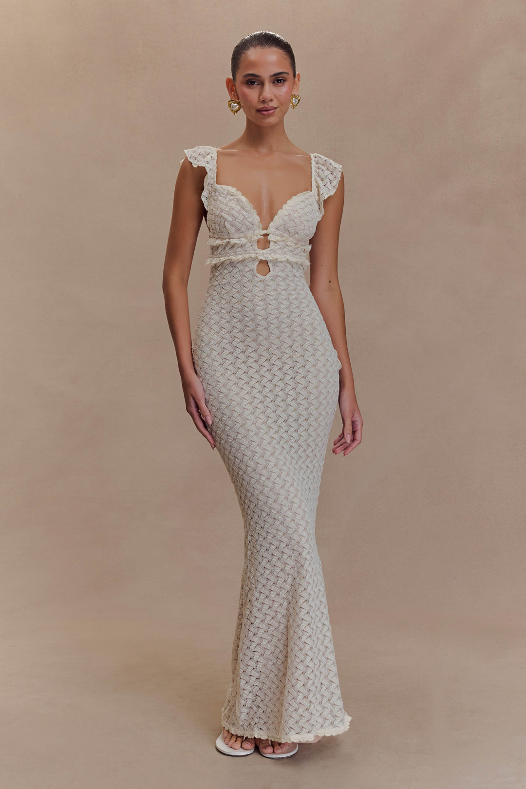Eleanor - Knit Keyhole Maxi Dress