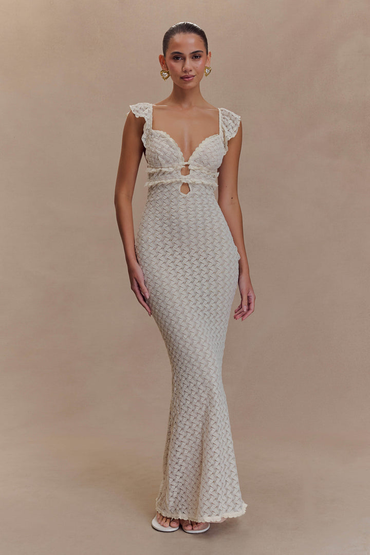Eleanor - Knit Keyhole Maxi Dress