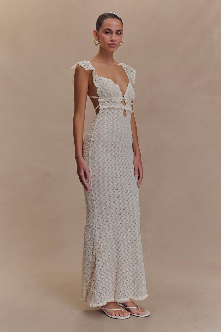 Eleanor - Knit Keyhole Maxi Dress