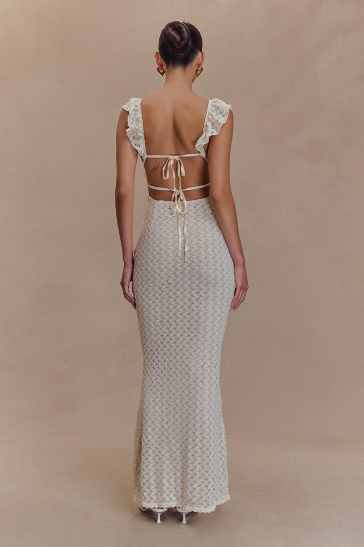 Eleanor - Knit Keyhole Maxi Dress