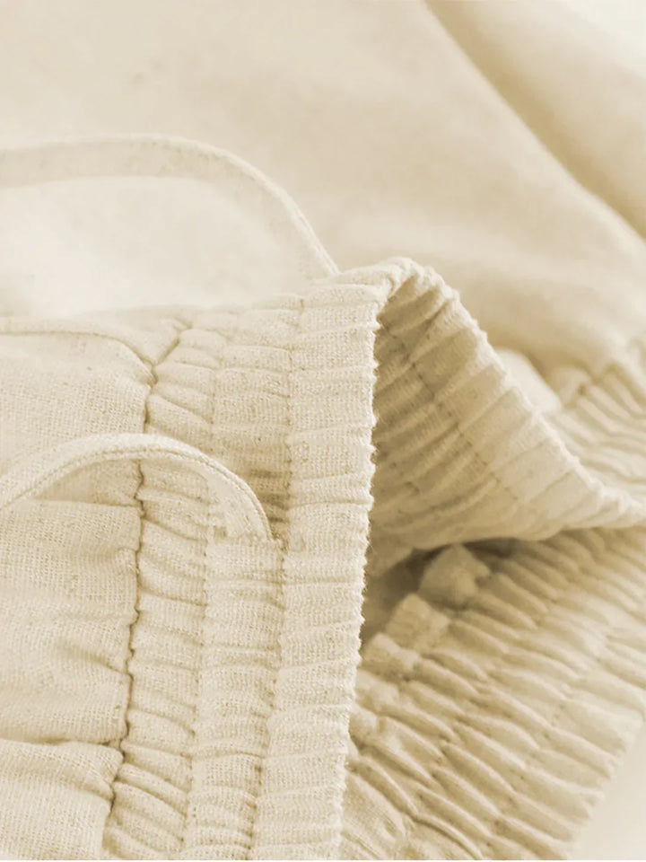 Always Chic Linen Two Piece Wide Leg Pants Set