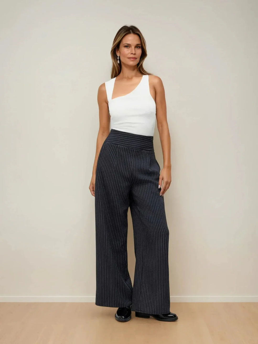 Casual & Chic Asymmetrical Neck Tank Top