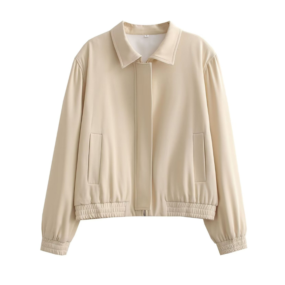 Sloane Zip-Up Bomber Jacket