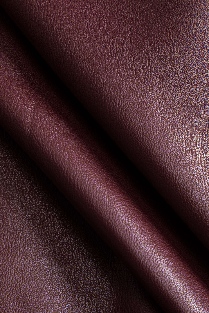 Brickhaus Zip-Up Faux Leather Bomber