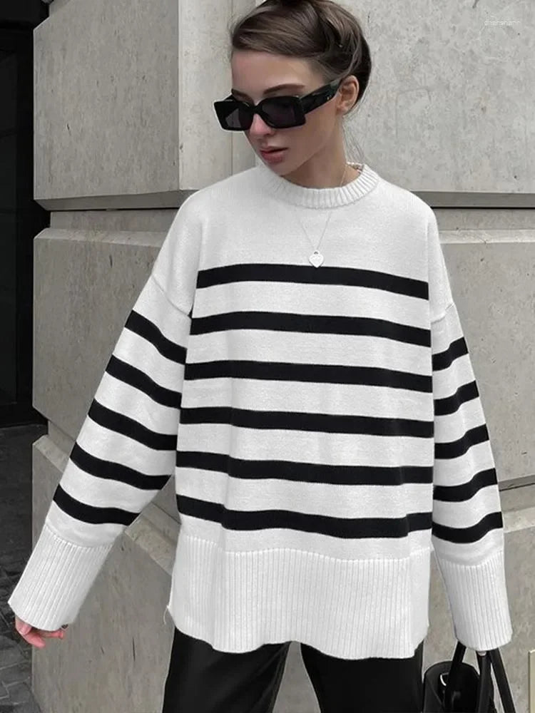Always Elegant Parisian Stripe Sweater