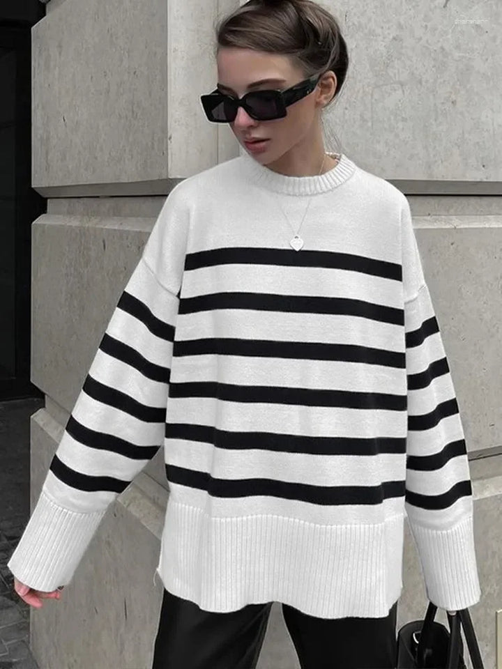 Always Elegant Parisian Stripe Sweater