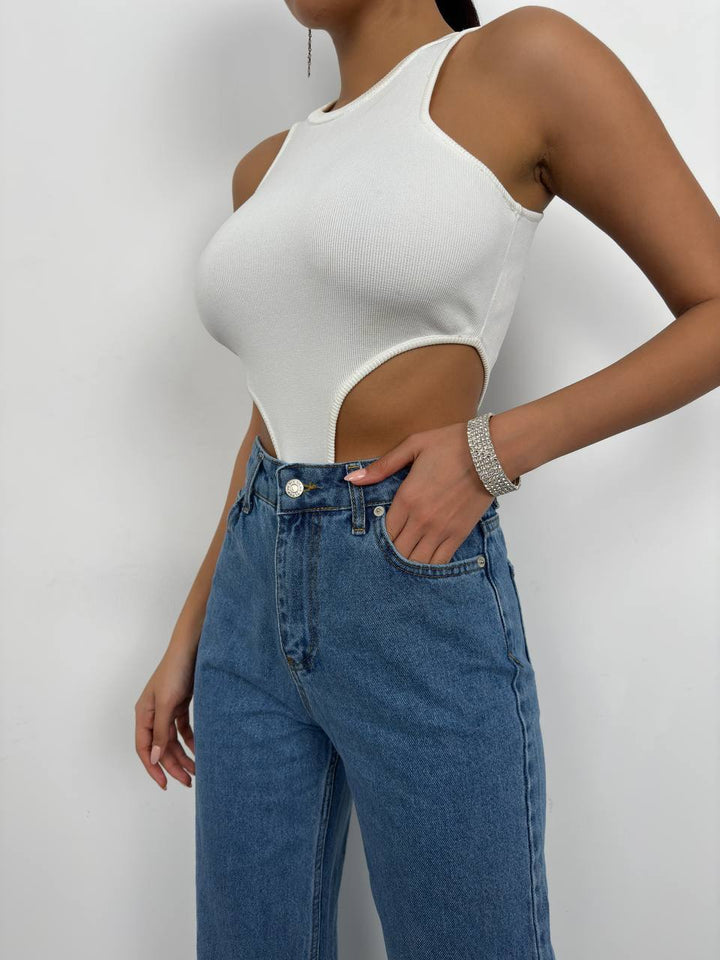 Soirée Beaded Hem Jeans