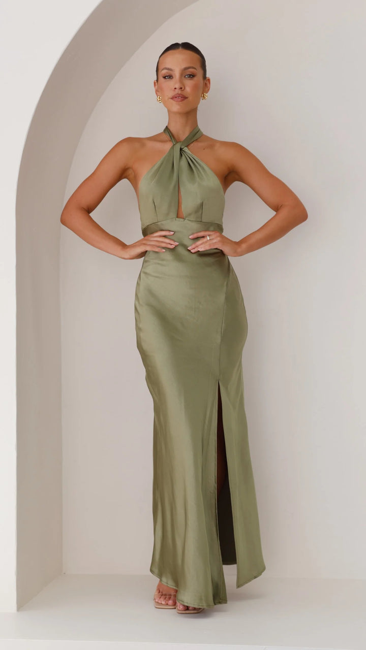 Vesta - Halter Maxi Dress