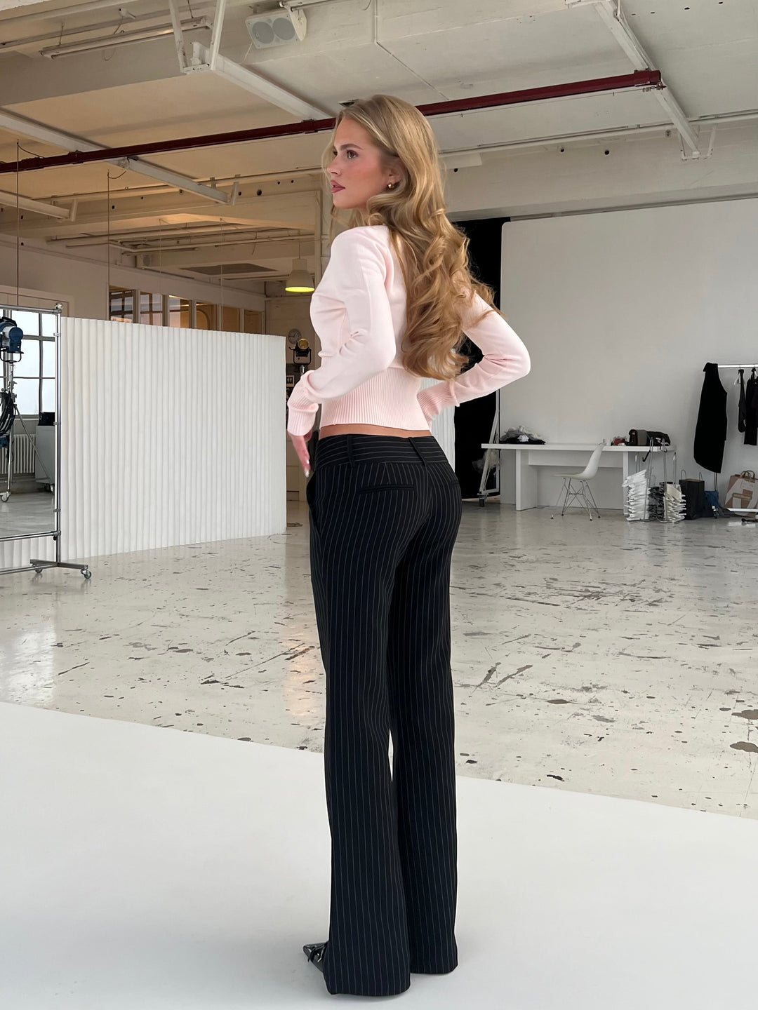 Livia trousers - black striped