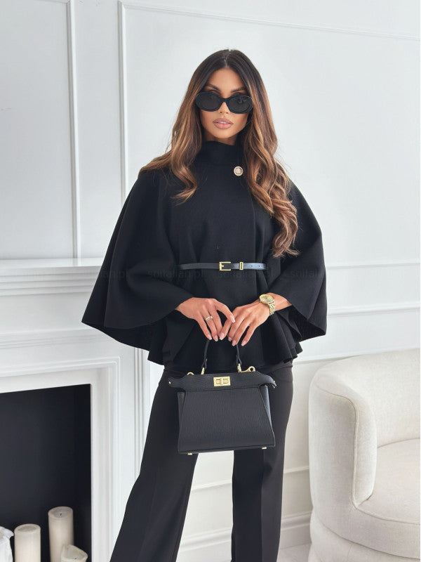 Belgravia Belted Cape Coat