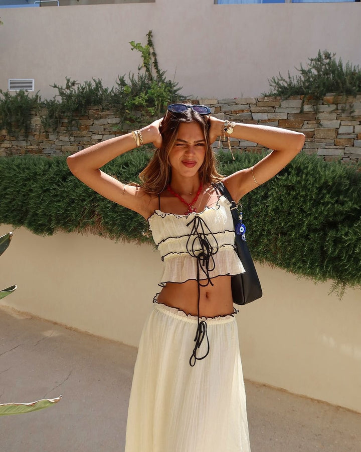 Isla Tide Crinkle Maxi Set