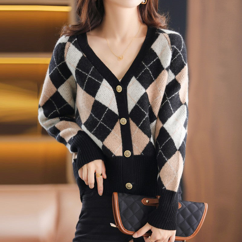 Cambridge Charm Argyle Cardigan