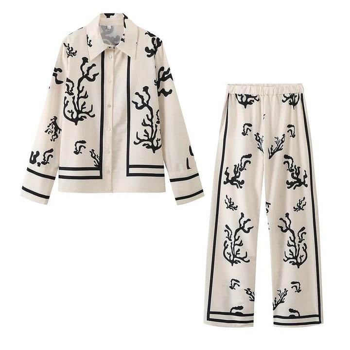 Monaco Ink Print Relaxed Set