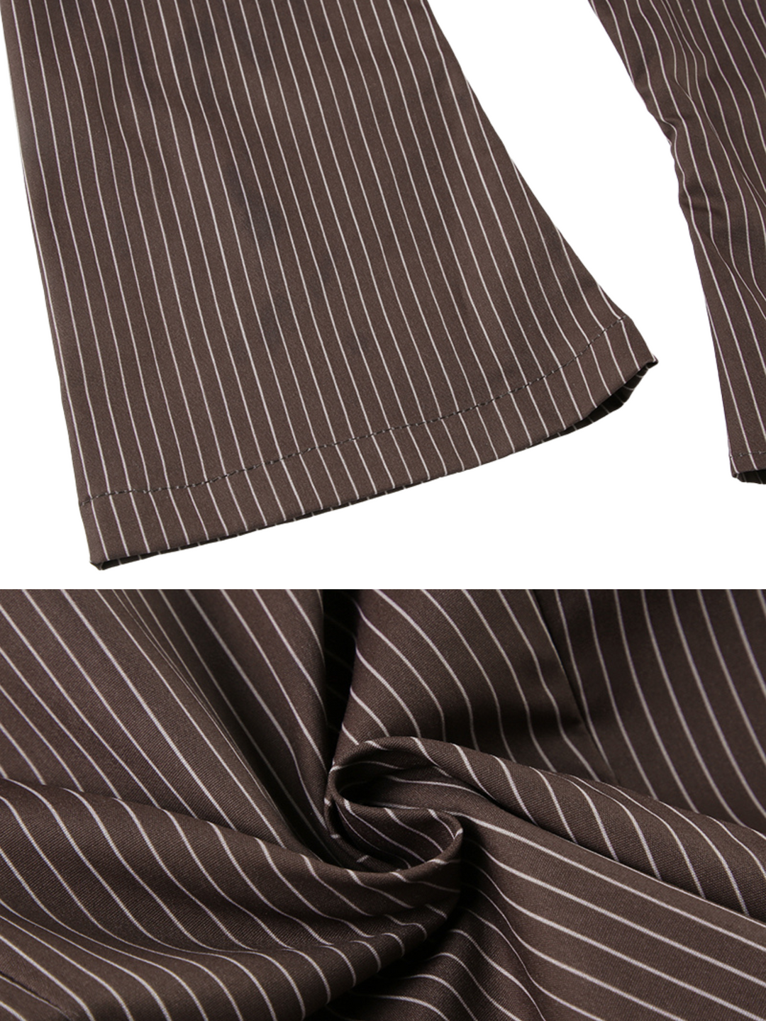 Auburn Pinstripe Fitted Shirt