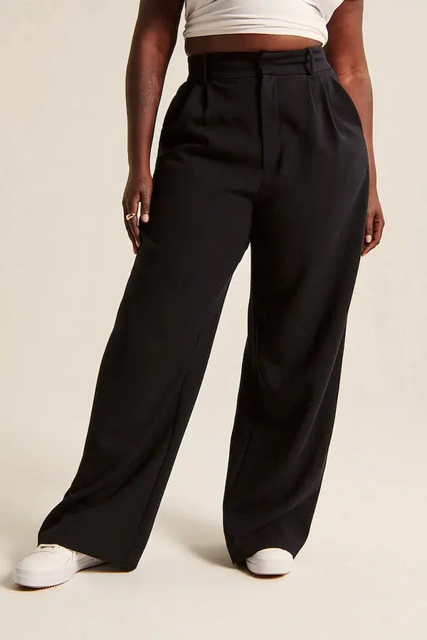 Seabourne Pleated Wide-Leg Pants