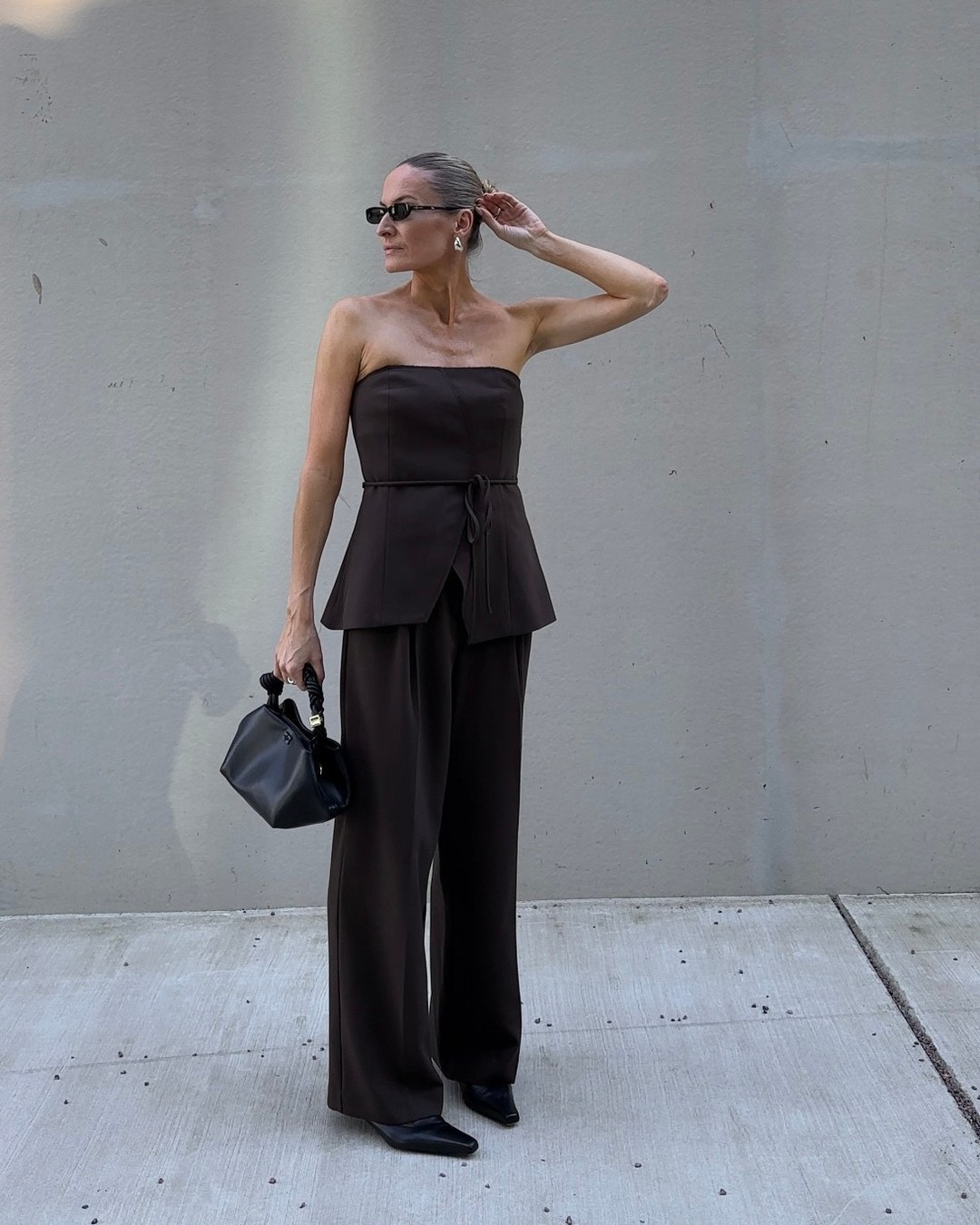 Monaco Strapless Wide Leg Set