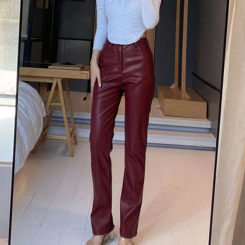 Canyon Road Faux Leather Pants