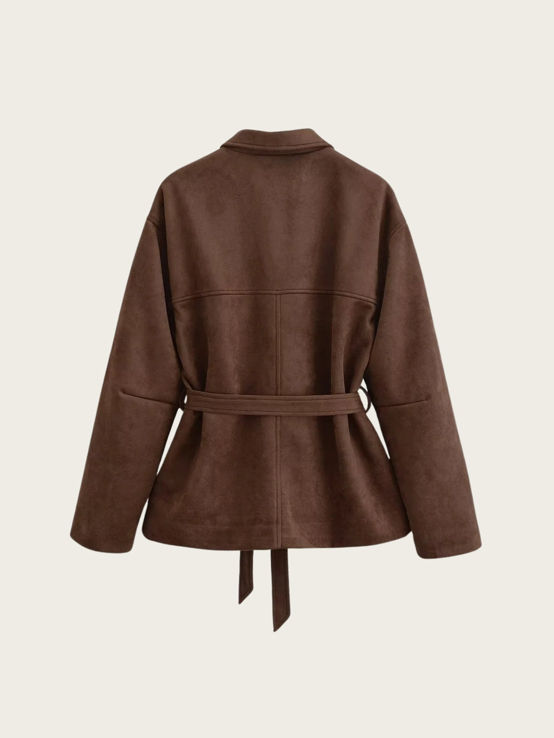 Willow Belted Suedette Jacket