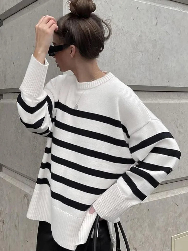 Always Elegant Parisian Stripe Sweater