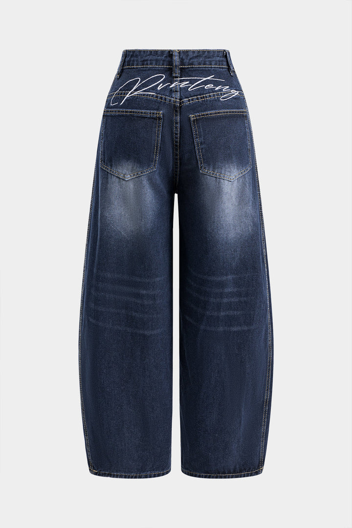Vega Wide-Leg Denim Jeans