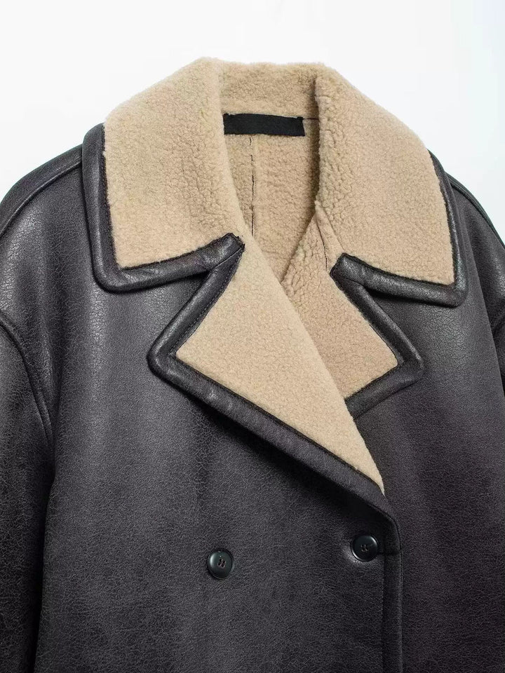 Alpine Affair Faux Shearling Coat