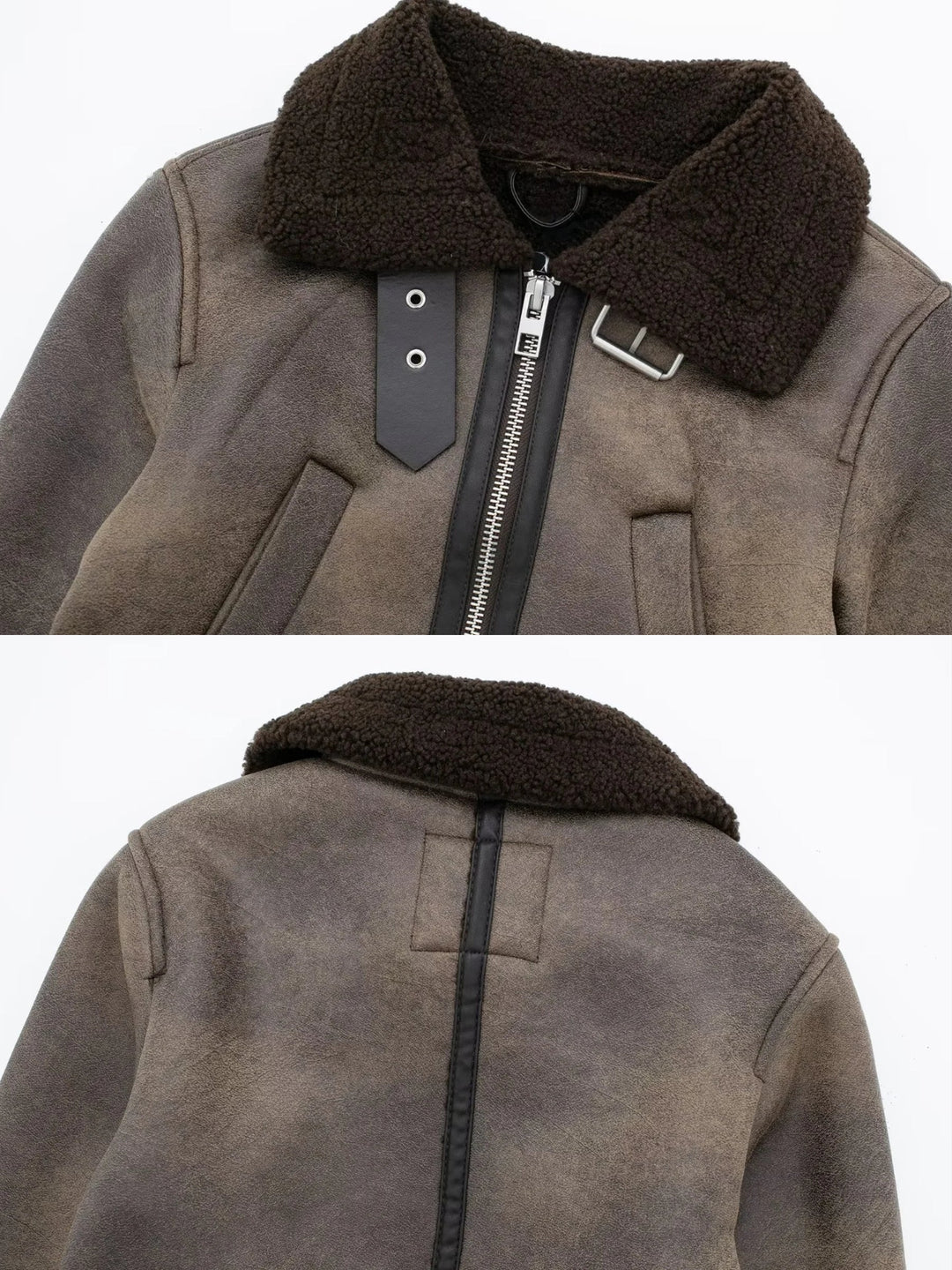 Axelle Cropped Aviator Jacket